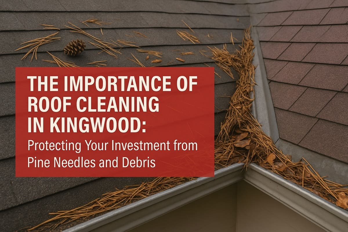 The Importance of Roof Cleaning in Kingwood: Protecting Your Investment from Pine Needles and Debris