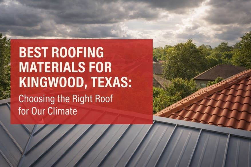 Best Roofing Materials for Kingwood, Texas: Choosing the Right Roof for Our Climate